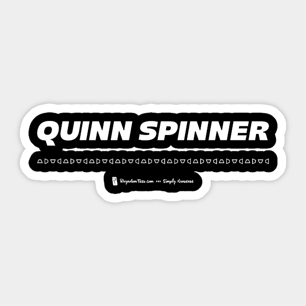 Quinn Spinner Sticker by Rayndom Tees